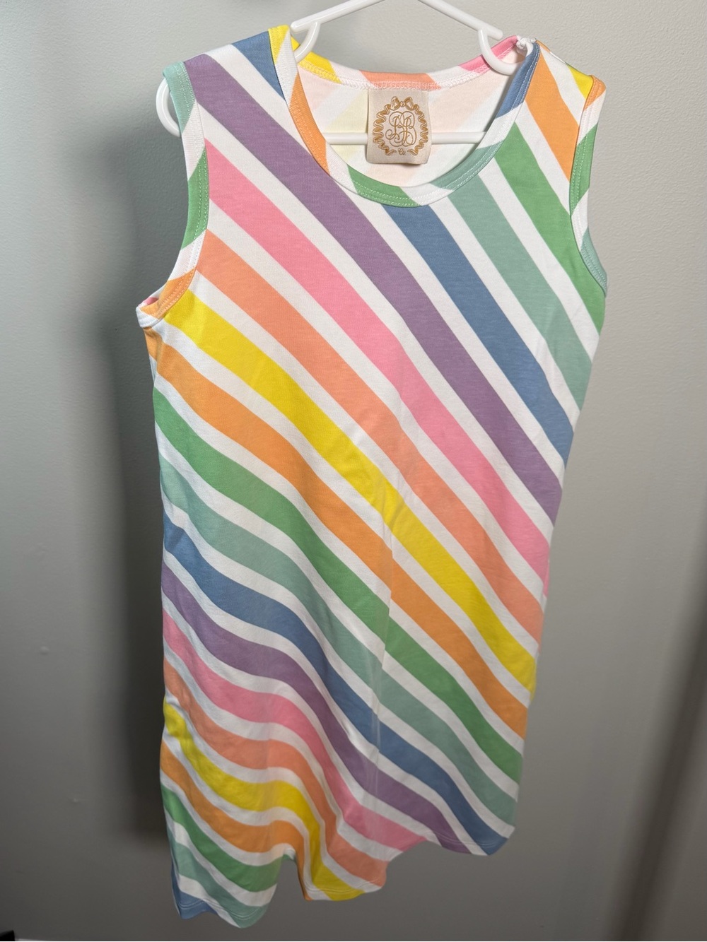 The Beaufort Bonnet Company Polly Play Dress in Rainbow